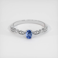 0.44 Ct. Sapphire Ring, Platinum 950 1