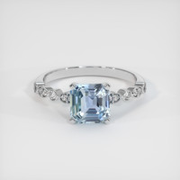 1.58 Ct. Sapphire Ring, Platinum 950 1