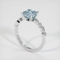 1.58 Ct. Sapphire Ring, Platinum 950 2