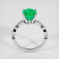 2.80 Ct. Emerald Ring, Platinum 950 3