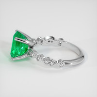 2.80 Ct. Emerald Ring, Platinum 950 4