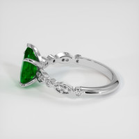 1.49 Ct. Emerald Ring, Platinum 950 4