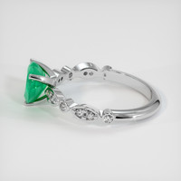 1.46 Ct. Emerald Ring, Platinum 950 4