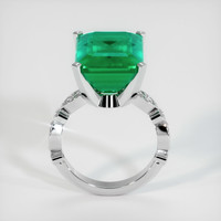 11.15 Ct. Emerald Ring, Platinum 950 3