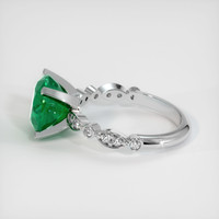 3.36 Ct. Emerald Ring, Platinum 950 4