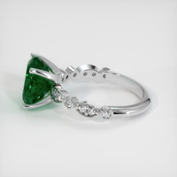 3.42 Ct. Emerald Ring, Platinum 950 4