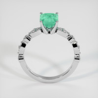 1.30 Ct. Emerald Ring, Platinum 950 3