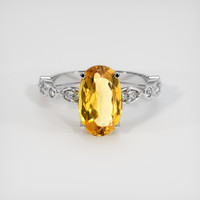 3.00 Ct. Gemstone Ring, Platinum 950 1