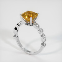 2.13 Ct. Gemstone Ring, Platinum 950 2