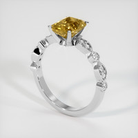 1.68 Ct. Gemstone Ring, Platinum 950 2