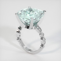 12.88 Ct. Gemstone Ring, Platinum 950 2