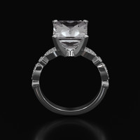 4.74 Ct. Gemstone Ring, Platinum 950 3