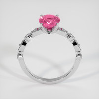 2.02 Ct. Padparadscha Sapphire Ring, Platinum 950 3
