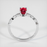 0.85 Ct. Ruby Ring, Platinum 950 3