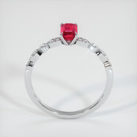 0.51 Ct. Ruby Ring, Platinum 950 3