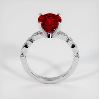 4.17 Ct. Ruby Ring, Platinum 950 3