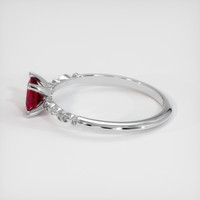 0.40 Ct. Ruby Ring, Platinum 950 4