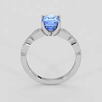 2.15 Ct. Blue Sapphire Ring, Platinum 950 3