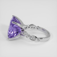 15.93 Ct. Bluish Purple Sapphire Ring, Platinum 950 4