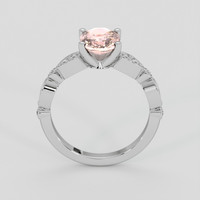 1.80 Ct. Padparadscha Sapphire Ring, Platinum 950 3