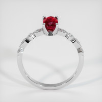 0.92 Ct. Ruby Ring, Platinum 950 3