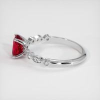 0.92 Ct. Ruby Ring, Platinum 950 4