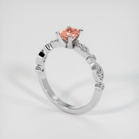 0.68 Ct. Sapphire Ring, Platinum 950 2