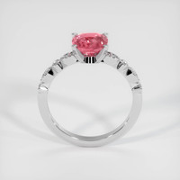 1.61 Ct. Padparadscha Sapphire Ring, Platinum 950 3