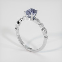 1.20 Ct. Sapphire Ring, Platinum 950 2