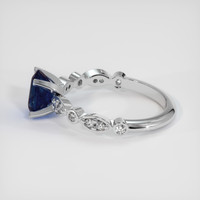 1.80 Ct. Blue Sapphire Ring, Platinum 950 4