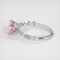 1.60 Ct. Pink Sapphire Ring, Platinum 950 4