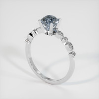 1.33 Ct. Sapphire Ring, Platinum 950 2