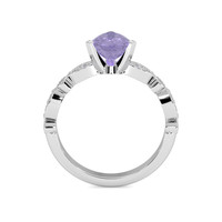 0.98 Ct. Sapphire Ring, Platinum 950 3
