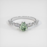 0.77 Ct. Sapphire Ring, Platinum 950 1