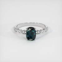 2.61 Ct. Sapphire Ring, Platinum 950 1