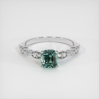 1.41 Ct. Sapphire Ring, Platinum 950 1