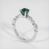 1.41 Ct. Sapphire Ring, Platinum 950 2