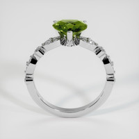 2.09 Ct. Green Sapphire Ring, Platinum 950 3