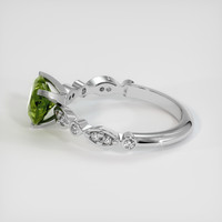 2.09 Ct. Green Sapphire Ring, Platinum 950 4