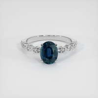 2.24 Ct. Sapphire Ring, Platinum 950 1