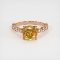 2.13 Ct. Gemstone Ring, 14K Rose Gold 1