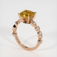 2.13 Ct. Gemstone Ring, 14K Rose Gold 2