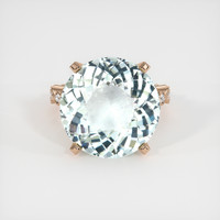 12.88 Ct. Gemstone Ring, 14K Rose Gold 1