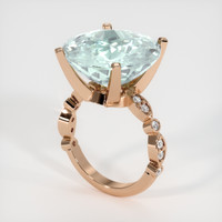 12.88 Ct. Gemstone Ring, 14K Rose Gold 2