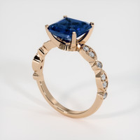 2.94 Ct. Gemstone Ring, 14K Rose Gold 2