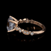 2.00 Ct. Gemstone Ring, 14K Rose Gold 4