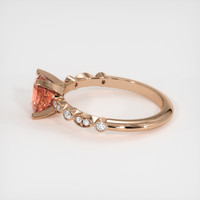 1.17 Ct. Sapphire Ring, 14K Rose Gold 4