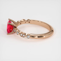 1.21 Ct. Sapphire Ring, 14K Rose Gold 4