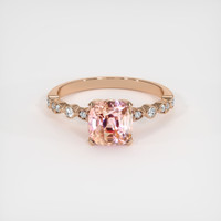 2.33 Ct. Sapphire Ring, 14K Rose Gold 1
