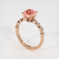 2.33 Ct. Sapphire Ring, 14K Rose Gold 2